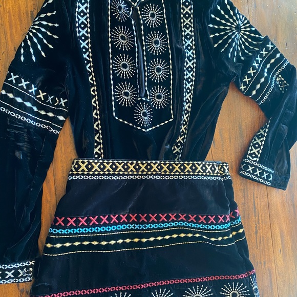 Dodo Bar Or colorful velvet mini New/ Never Worn - Picture 6 of 6